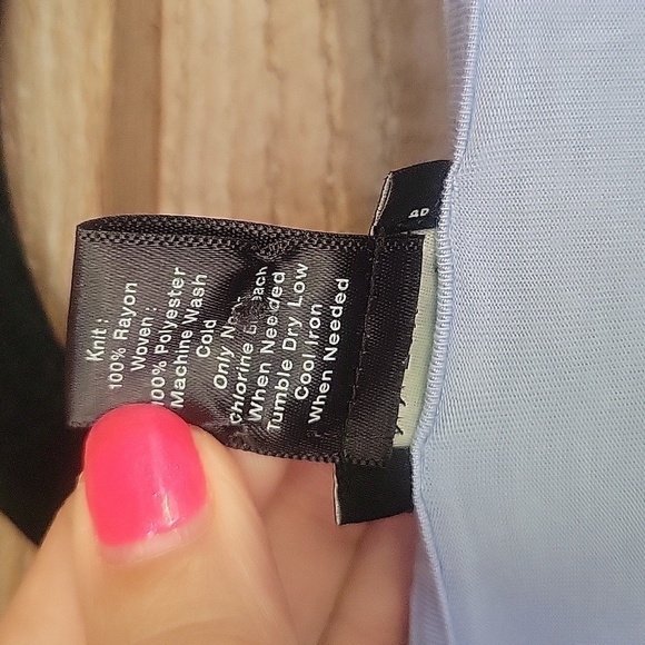 Ann Taylor Factory XSmall Light Blue Layered Tank - Picture 4 of 6